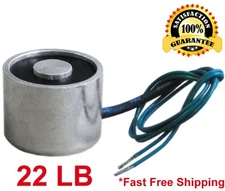 22 LB Electric Lifting Magnet Electromagnet Solenoid Holding 30mm