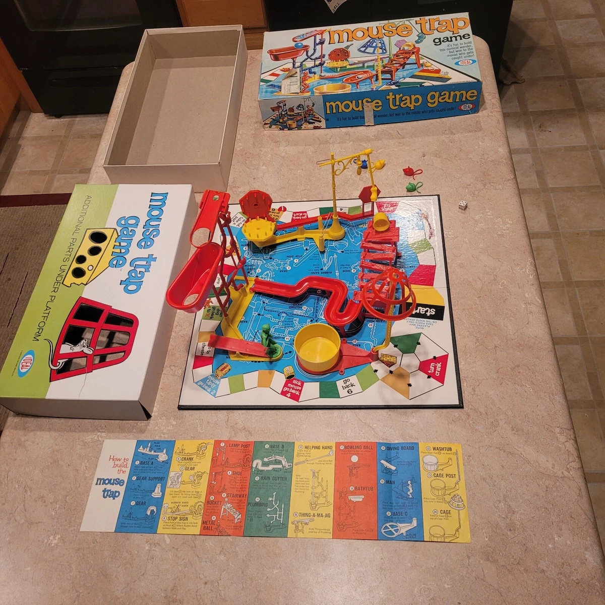 Mouse Trap Game - 1970 - Ideal - Great Condition