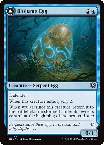 MTG (x4) Biolume Egg (x4) Playset (Innistrad Remastered U#054) NM/LP