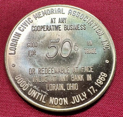 銀貨TheOfficialCoinoftheCANADIAN Mint 1959 125th Anniversary Celebration Lorain, Ohio - 50 Cent In