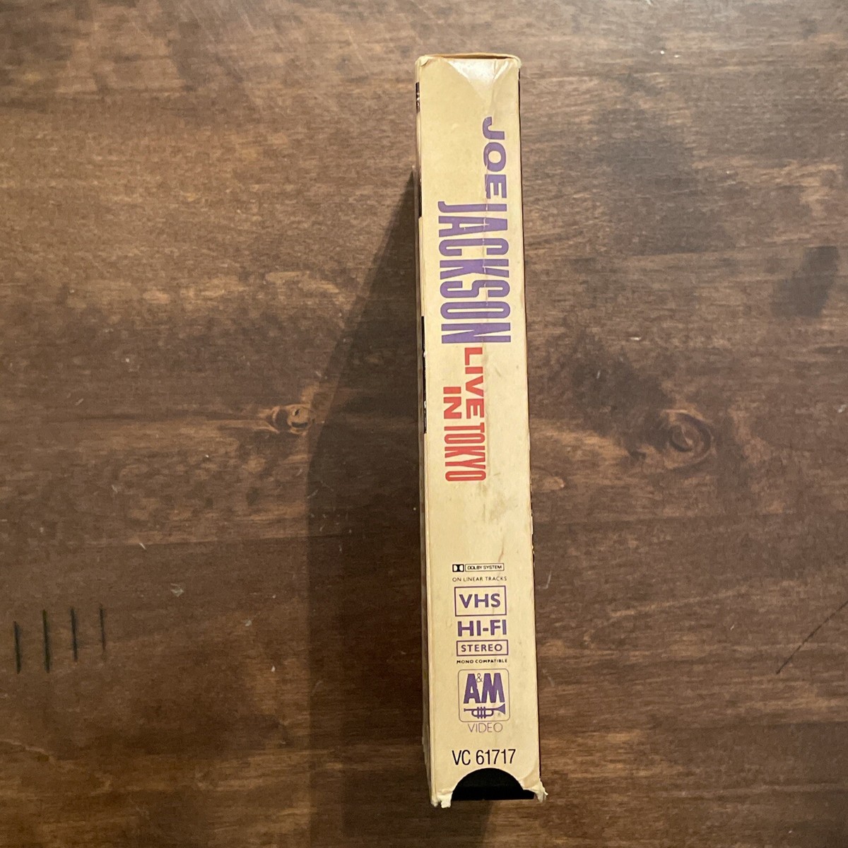 その他 Joe Jackson ?? Live In Tokyo (VHS) Joe Jackson: Live in Tokyo (VHS, 1988) 75026171737| eBay