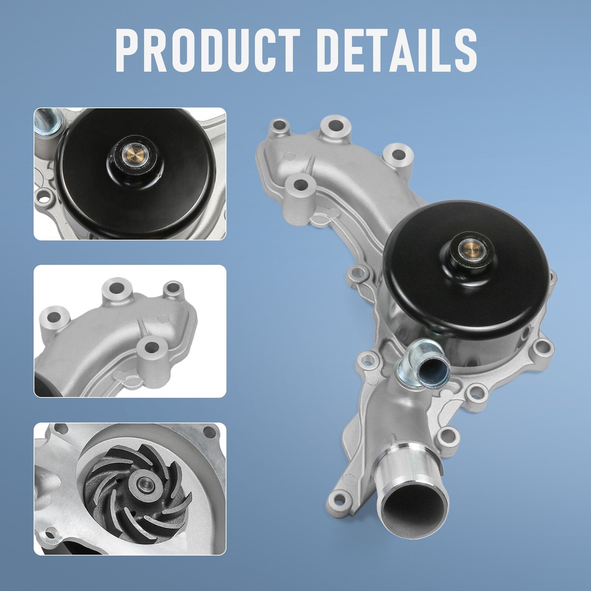 New Engine Water Pump AW6169 For 11-16 Chrysler Dodge Jeep V6 3.6L