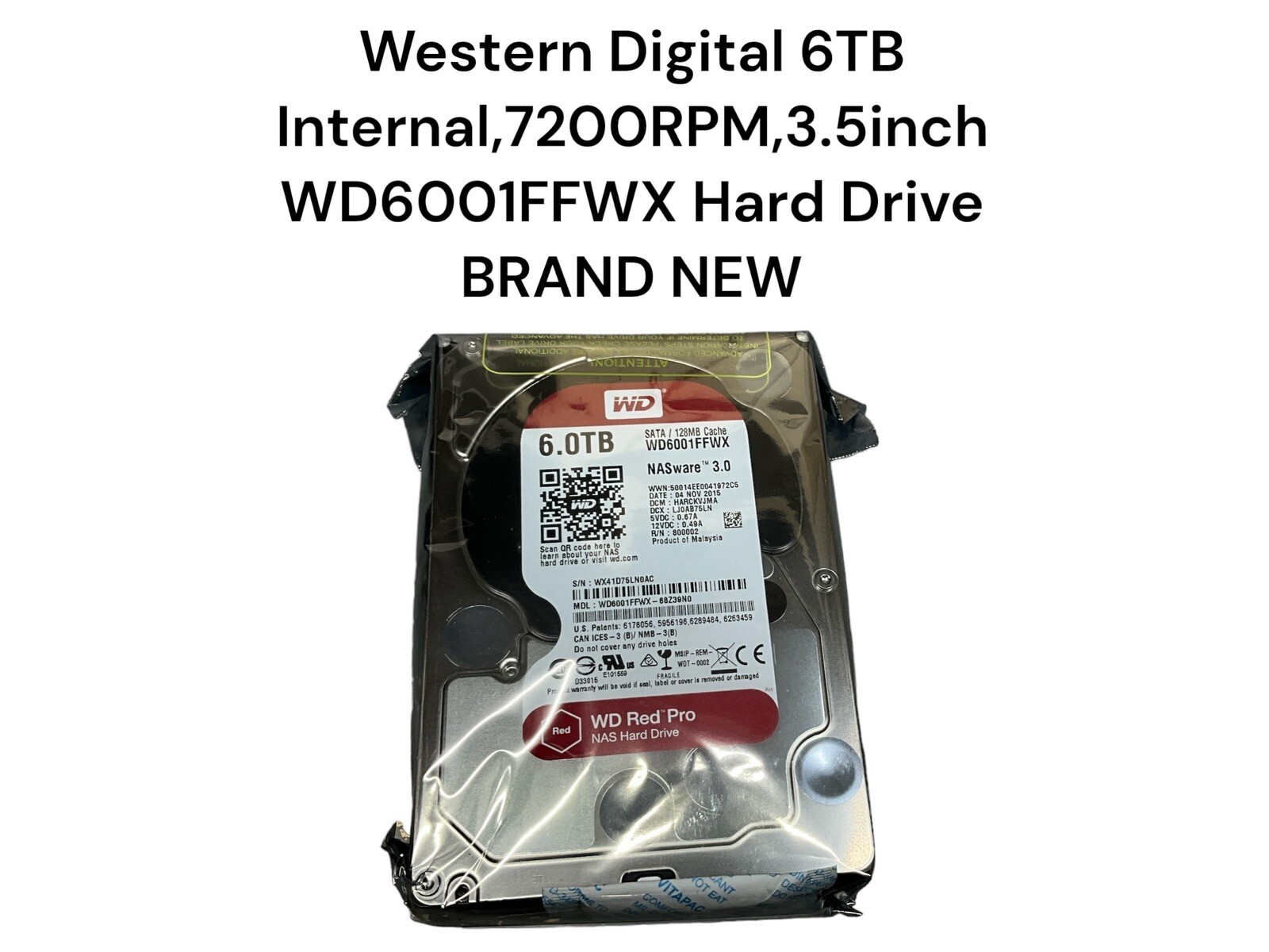 内蔵型ハードディスクドライブ WD Red Plus 14TB HDD WD140EFGX Amazon | Western Digital WD Red Plus WD140EFGX (14TB) | ウエスタン