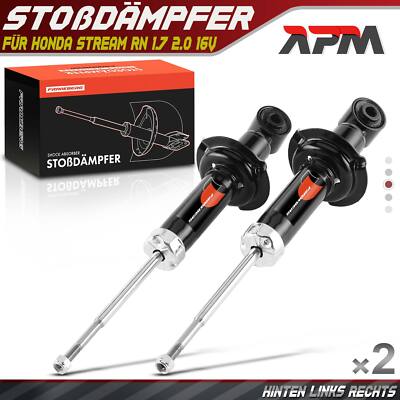 2x Stoßdämpfer Federbein Hinten Hinterachse L+R für Honda Stream RN 1.7 2.0 16V