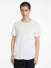 NWT 98 John Varvatos Cooper Vintage Crew Neck In White Size: X-Large