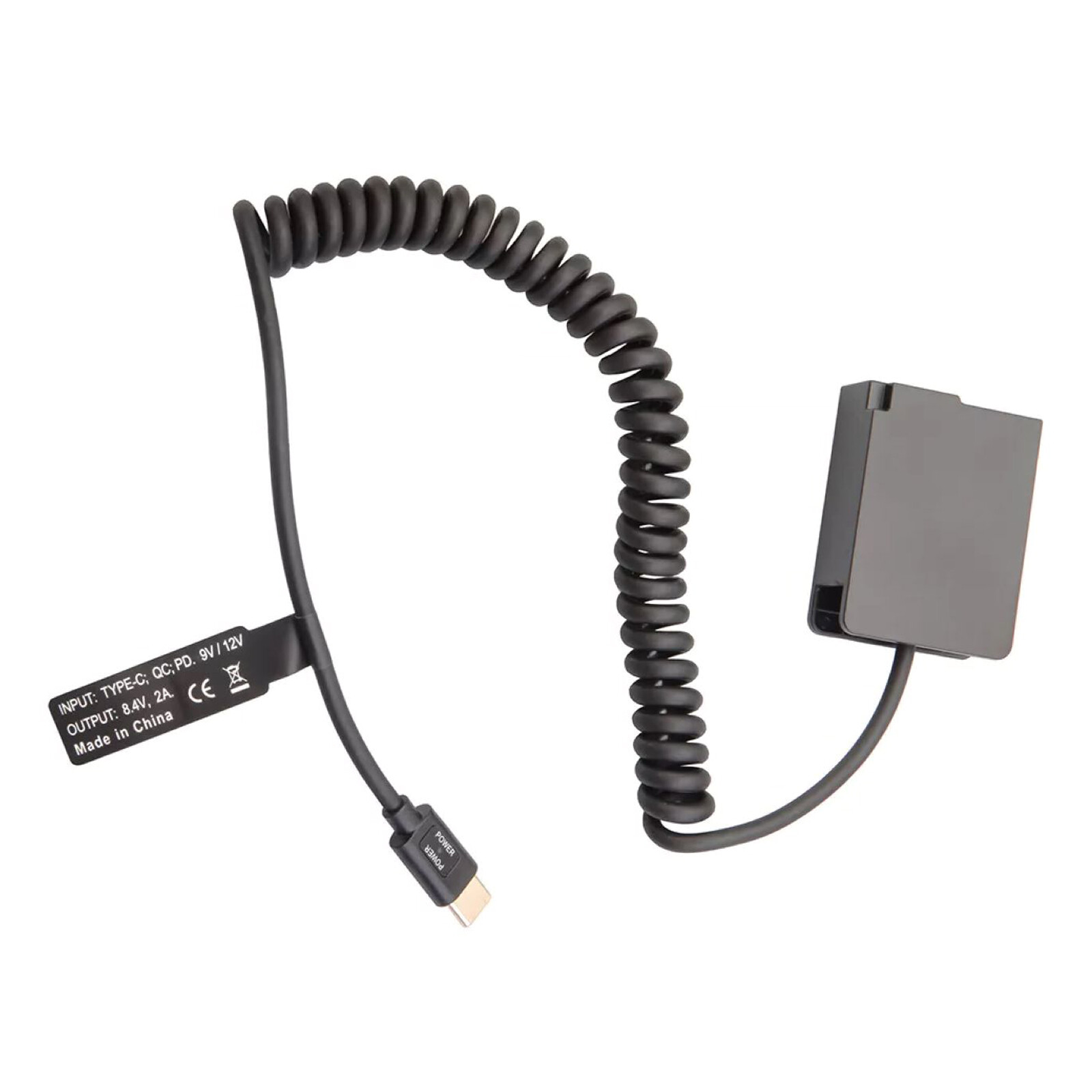 New USB-C to DMW-BLC12/DCC8 Dummy Battery Power Cable for Panasonic FZ300 G7