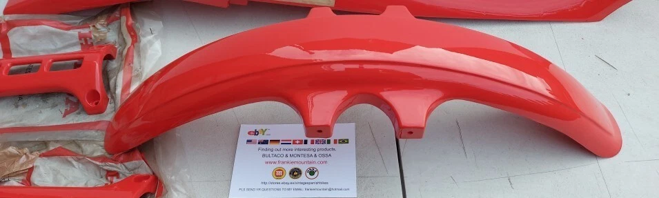 HONDA TLR 260 FRONT  FENDER NEW MUDGUARD HONDA TLR 260 COTA 311 NOS MONTESA 314 Foto 2 de 4