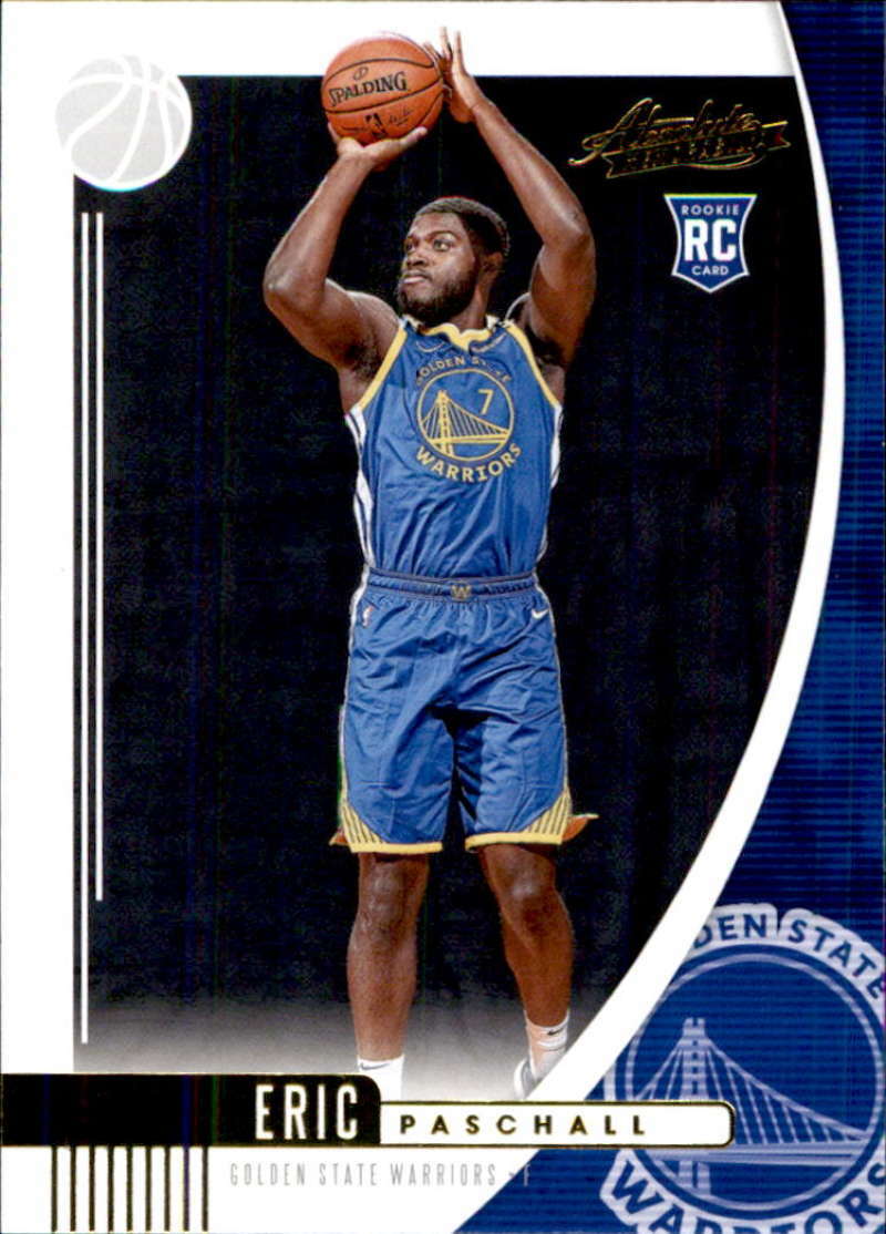 2019-20 Panini Absolute Retail #13 Eric Paschall Golden State Warriors Rookie