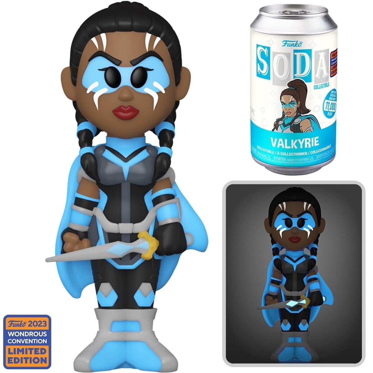 2023 Wondercon Funko Pop soda con sticker limited edition VALKYRIE Sealed