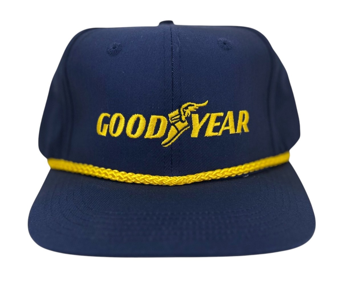 GOODYEAR キャップ　swingster Vintage SWINGSTER Goodyear Hat Snapback Cap Blue Iconic