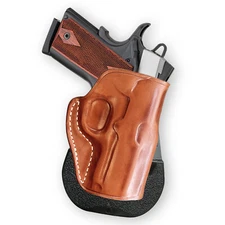 Leather Paddle Holster Fits, Springfield Micro Compact 1911 .45 ACP 3" #1155#