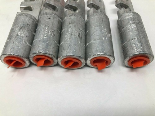 5-Elastimold LAC25 LAC Large 2-Hole Tang Aluminum Compression Lugs 250 kcmil - Picture 2 of 4