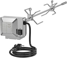 Girarrosto in Acciaio Inossidabile, Compatibile con Barbecue a Gas Weber Genesis