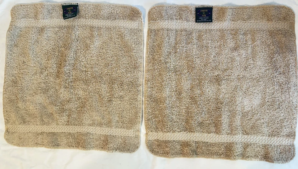 Винтажный Charter Club мочалка коричневый набор из 2 - Изображение 4 из 4