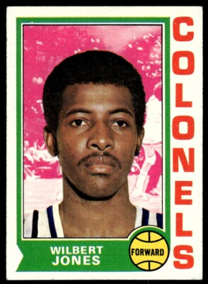 1974-75 Topps Wilbert Jones Set Break Kentucky Colonels #237