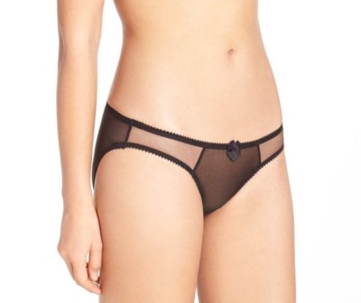 Claudette Brassiere Dessous Mesh Bikini Panty Sexy Lingerie Panties Royal Black