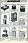 1940 Print Ad of Cigarette Boxes & Ashtrays