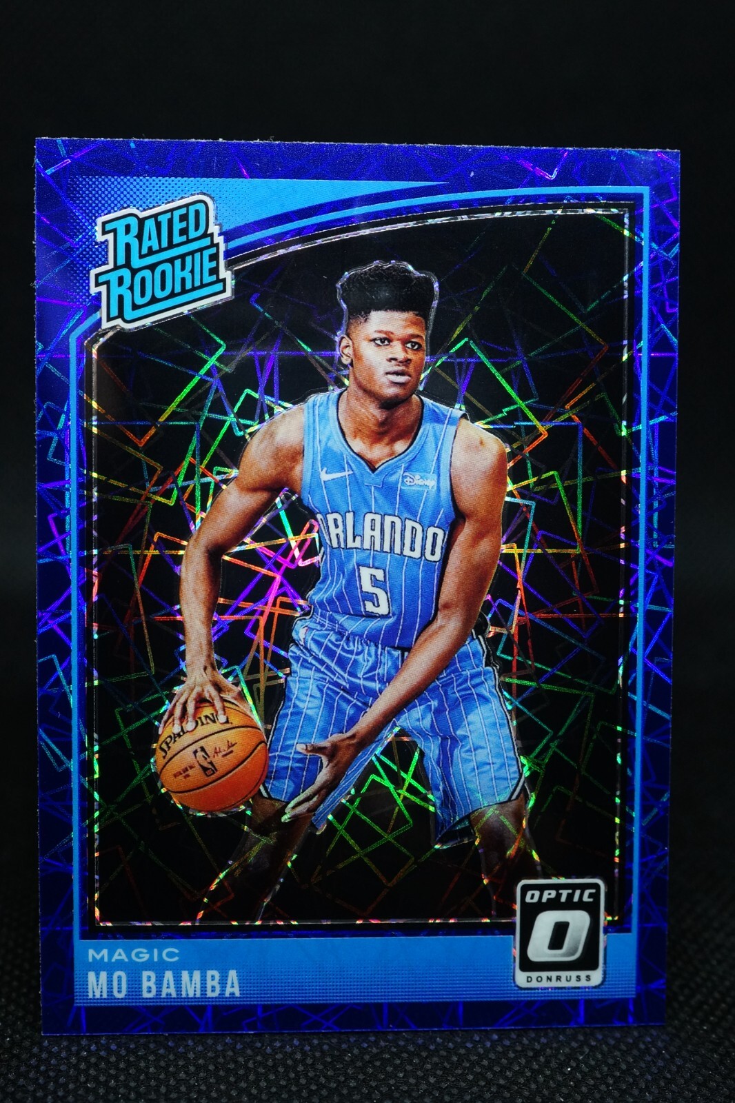2018-19 Panini Donruss Optic Rated Blue Velocity Prizm Mo Bamba #160 Rookie RC