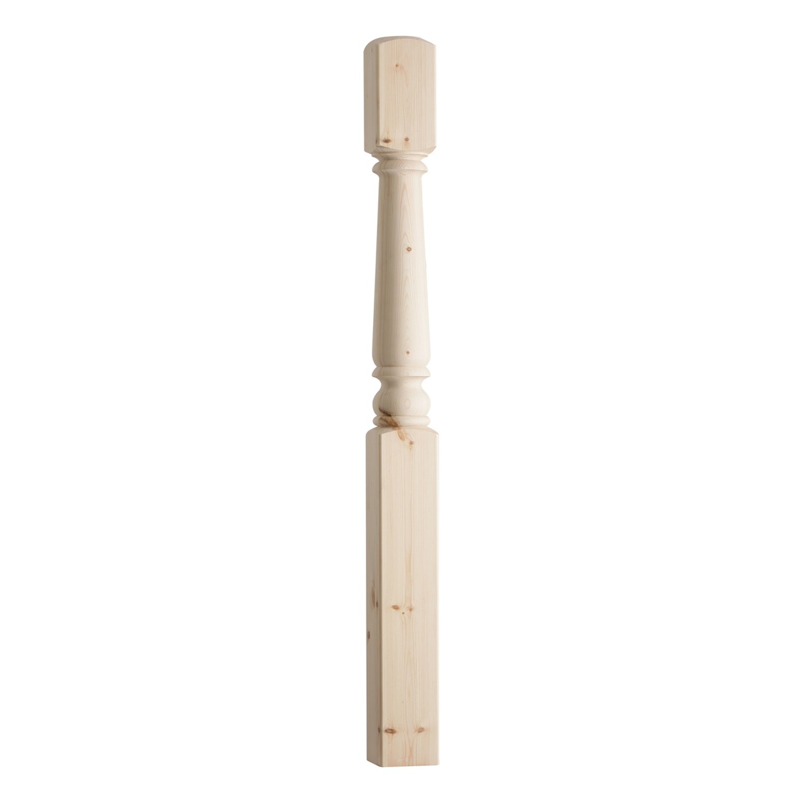Colonial Turned Pine Newel Post product image