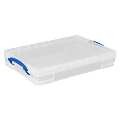 Really Useful Box 10 Liter Aufbewahrungsbox Transparent 52 x 34 x 8,5cm