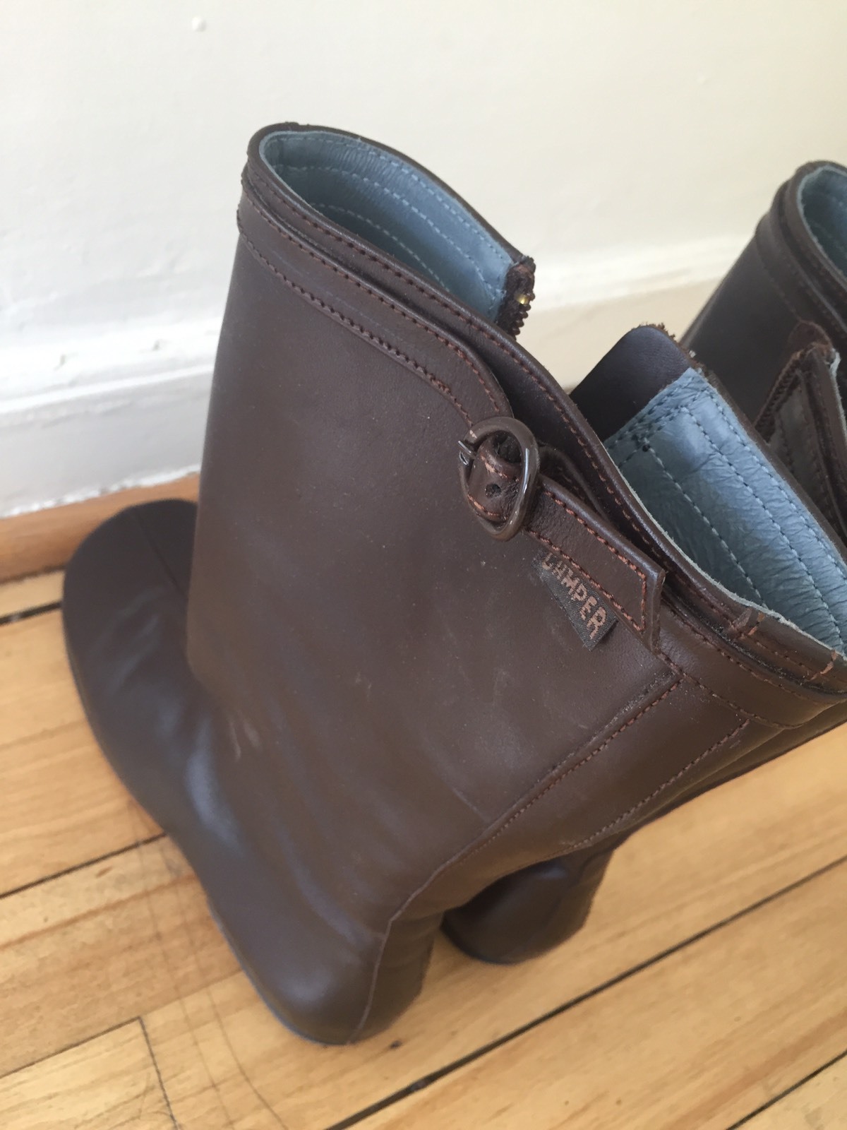 Camper, Braun 5, Leder Stiefel, Größe European 35, USA 5, Braun Mid Calf, Made in Spain 98d566 Camper, Braun 5, Leder Stiefel, Größe European 35, USA 5, Braun Mid Calf, Made in Spain 98d566