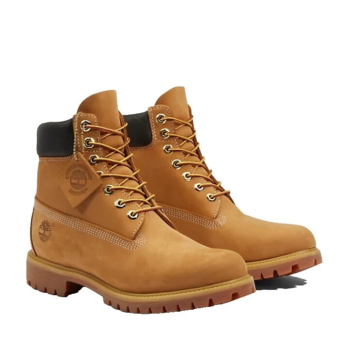 Timberland Leather Upper Solid Boots for Men