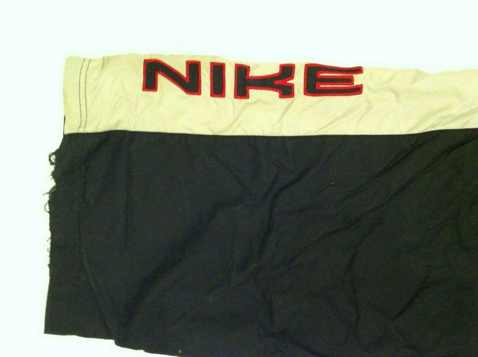 OFF WHITE X NIKE PANTALONI DA UOMO NIKE BLU NAVY E CREMA OFF BIANCHI WIND BREAKER X LARGE