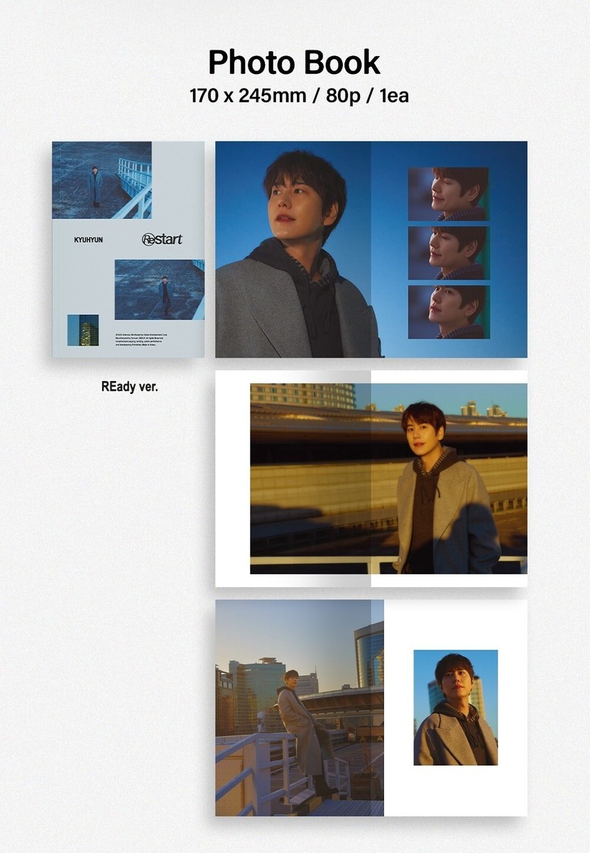KYUHYUN キュヒョン　EP「Restart」2ver. 5セット KYUHYUN SUPER JUNIOR EP Album RESTART 2Ver SET CD+Book+F.Poster(On