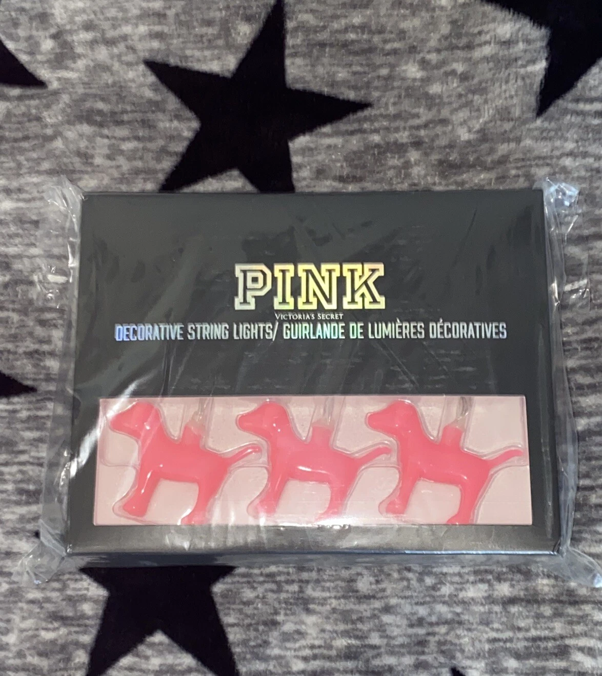 Victoria's Secret PINK Decorative Dog String Lights Use Anytime Hot Pink RARE
Opens in a new window 