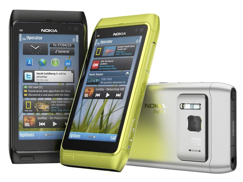Nokia N8 N8-00 Touch Screen 12MP 3G WIFI Bluetooth Mobile phone 16GB ROM 3.5" - Image 2 of 4