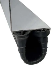 Universal Durable Vinyl Garage Door Bottom Seal with Aluminum Retainer T Style