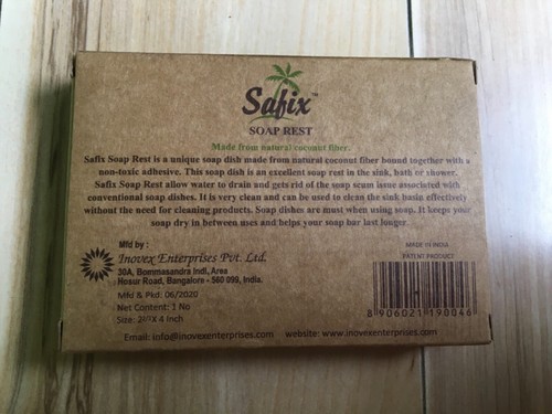 SAFIX Soap Rest | Eco Friendly & Biodegradable | Made with Coconut Fibres - Picture 2 of 2