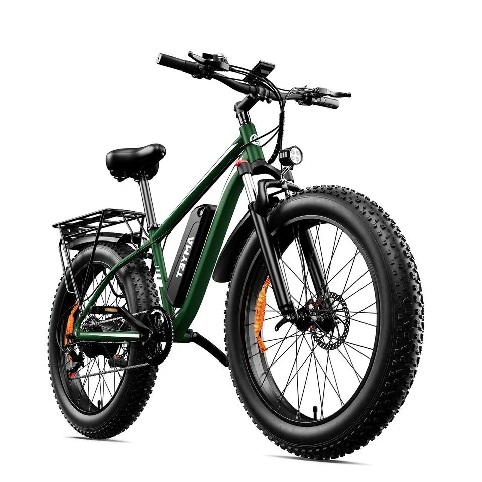 AMYET 1500W EB26 Ebike Electric bike 48V 15AH 26" Fat Tire Mountain e bike Adult - Image 2 of 4