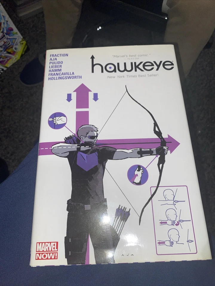 Hawkeye by Fraction Vol 1 Deluxe de gran tamaño tapa dura/HC OHC novela gráfica Marvel Foto 2 de 4