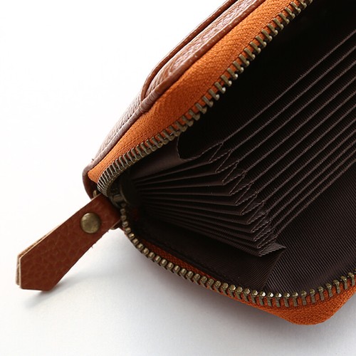 GENUINE LEATHER SUPER CREDIT CARD HOLDER RFID PROTECTION HANDY ZIPPER WALLET - Picture 10 of 12