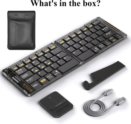 ✨ ANDLUCK Foldable Bluetooth Keyboard & Mouse - Compact & Portable ✨ - Picture 7 of 7