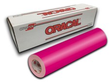 12" X 5yd - Pink Oracal 651 Craft  Hobby Cutting Vinyl Roll