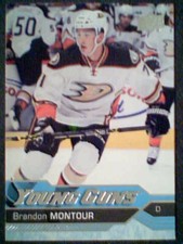 BRANDON MONTOUR  16/17 AUTHENTIC UDS2 YOUNG GUNS CARD  SP