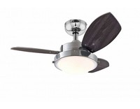 Kleine Deckenventilator Lampe Westinghouse Wengue 76 Cm Chrom Mit Zugschalter