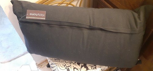 RIZZY HOME SCHWARZ/SILBER GEOMETRISCHES DEKOKISSEN - Bild 5 von 6