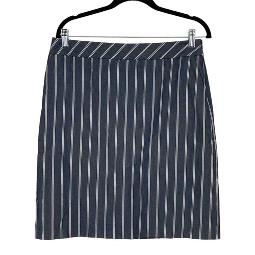 Brooks Brothers Skirt Women's Sz 4 Multi Stripe Short A Line Button Up