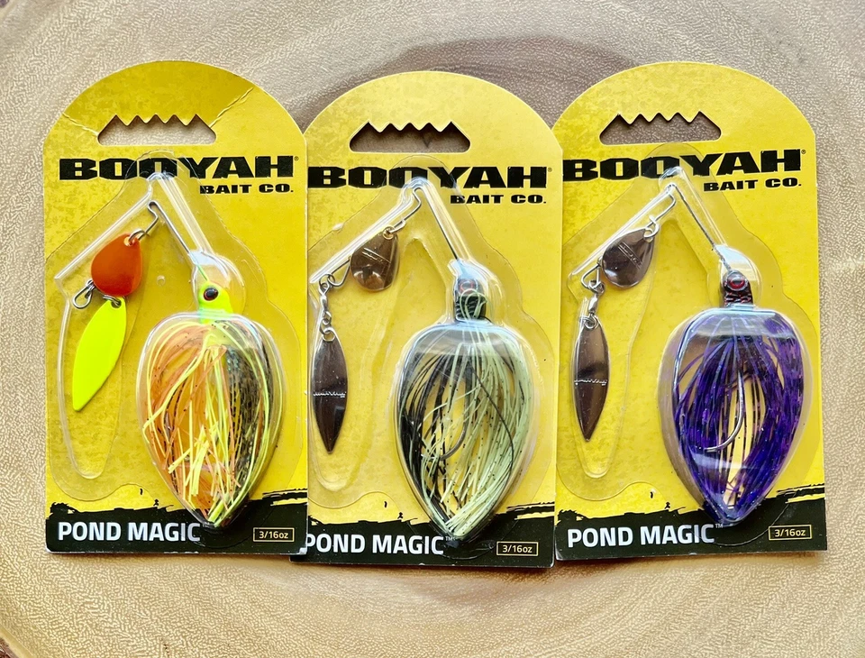 Booyah Pond Magic (Lote de 3) Spinnerbait, Bajo, ¡Nuevo! ¡Envío gratis! ¡NUEVO CON ETIQUETAS! Foto 4 de 4