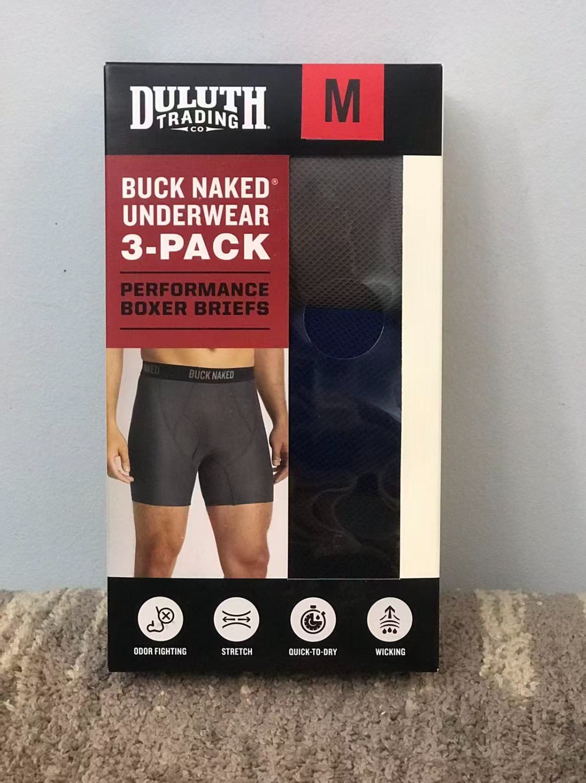 NEW Duluth Trading Buck Naked Boxer Brief