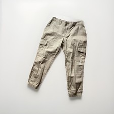 New Gap Size 12 Petite Khaki Twill Girlfriend Jogger Pants