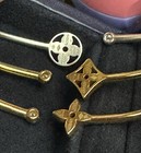Louis Vuitton Idylle Blossom Set Of Twist Bangles 18k Gold With Diamonds — photo 3