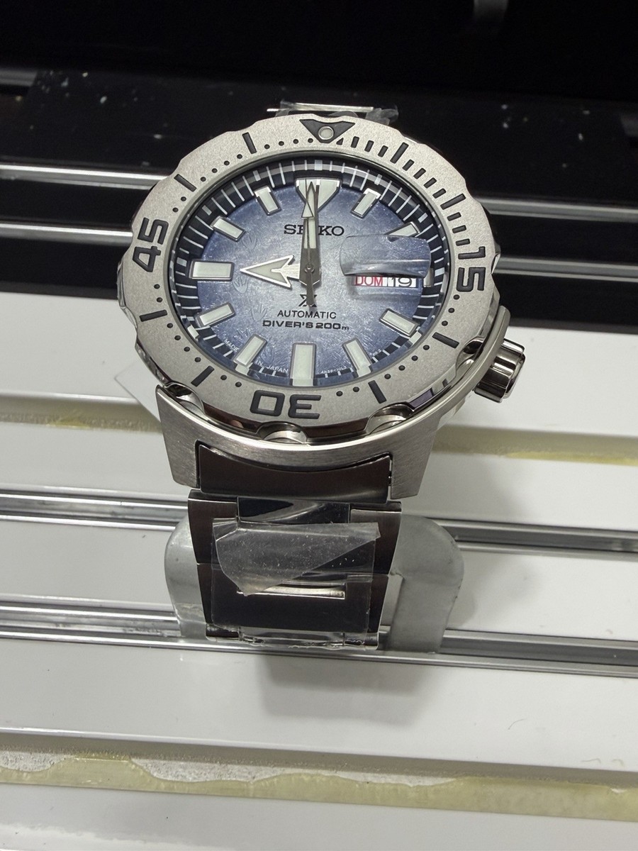 NEW Seiko Prospex SRPG57 Monster Save the Ocean Antarctica Diver 200m Auto View 2