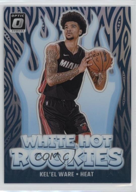 2024-25 Panini Donruss Optic White Hot Rookies Holo Prizm Kel'el Ware #5 RC uk2