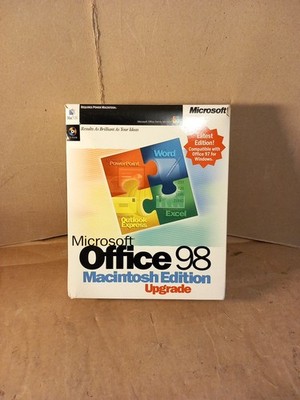 MICROSOFT OFFICE 98 MACINTOSH EDITION UPGRADE OVP