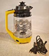 Vintage JC Penney 12 Cup Glass Electric Percolator 2615 TESTED WORKS