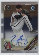 2019 Bowman Draft Chrome Pick Refractor 465/499 Tommy Henry #CDA-TH Auto g6p